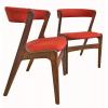 Four Kai Kristiansen Fire Teak Dining Chairs
